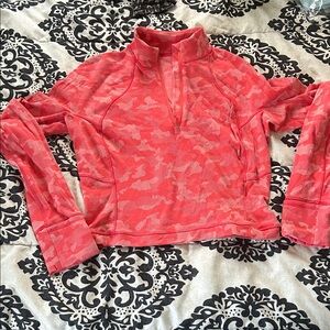 lululemon athletica Pink Camo Sweatshirt